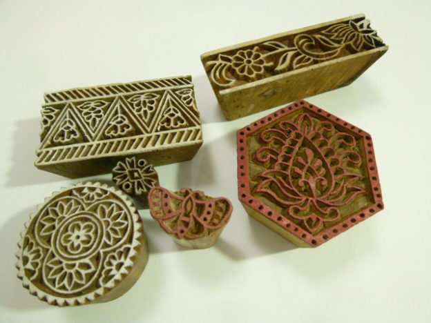 ブロックプリント(インドの木版)