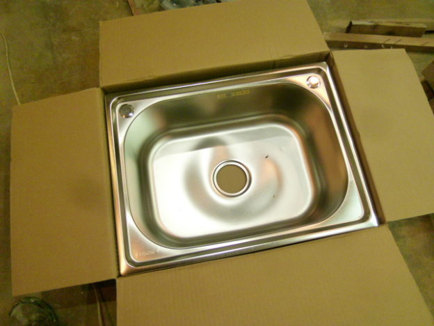 自作!! 二槽シンク流し台 ②