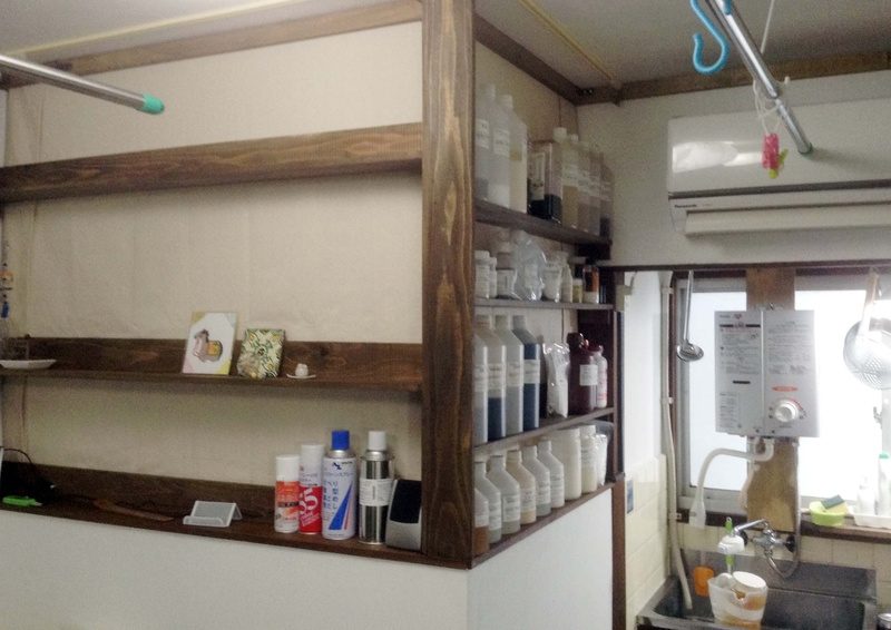 工房のプチ改装と模様替え