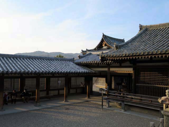 冬の法隆寺
