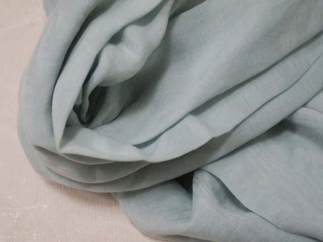 藍の生葉でコットンを染めてみた