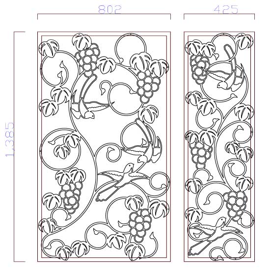 おしゃれな面格子