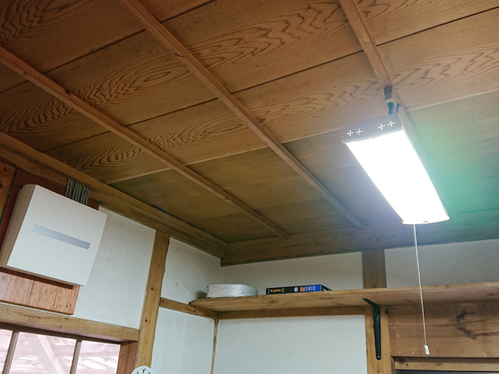 DIYリノベーション「勝手口の天井」②