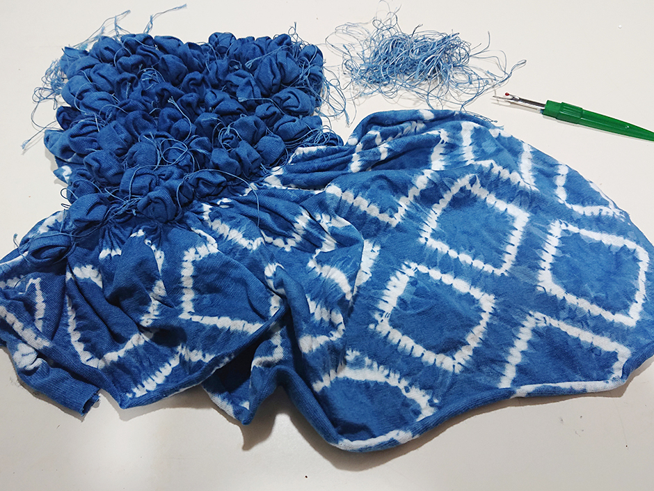 絞り染めtシャツの作り方 藍染め編 草木染工房 ひとつ屋