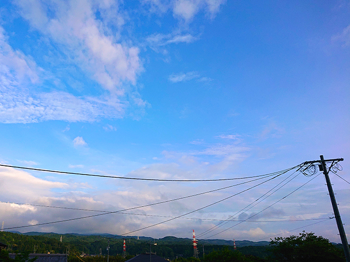 雨上がりの空