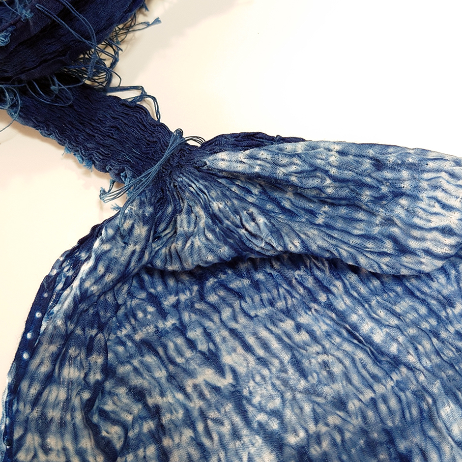 絞り染めのバッグづくり