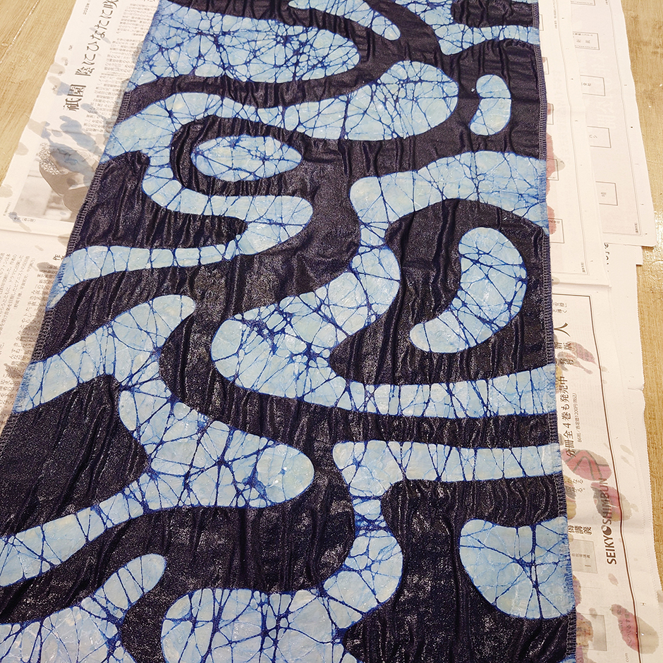 ろうけつ染めバッグ