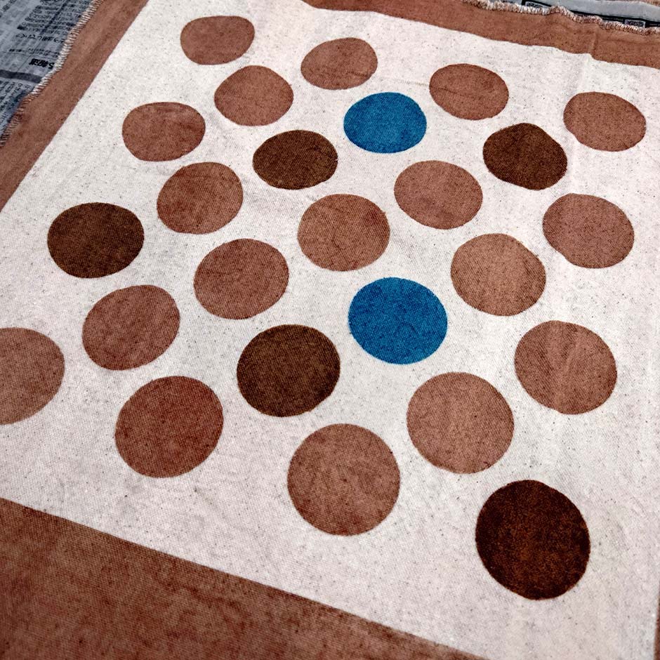 天然染料のみでの表現