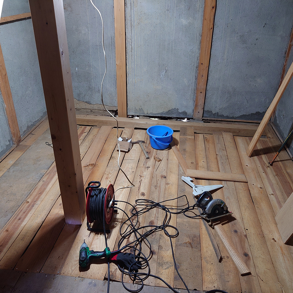 古民家に工房が完成!(3)