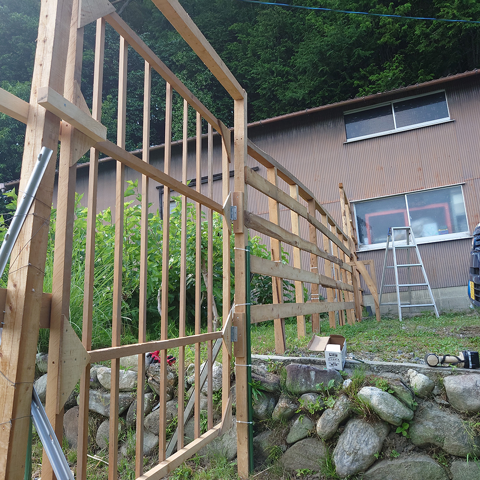 どっからでもかかってきなさい！【防獣柵】