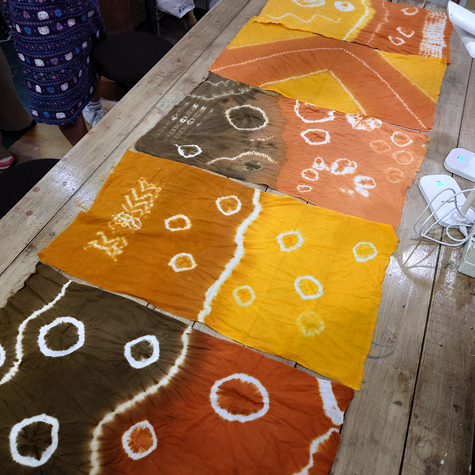 夏休み企画 【草木染 親子体験教室】を終えて