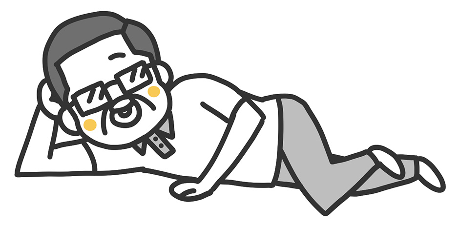 食っちゃ寝しながらの---。