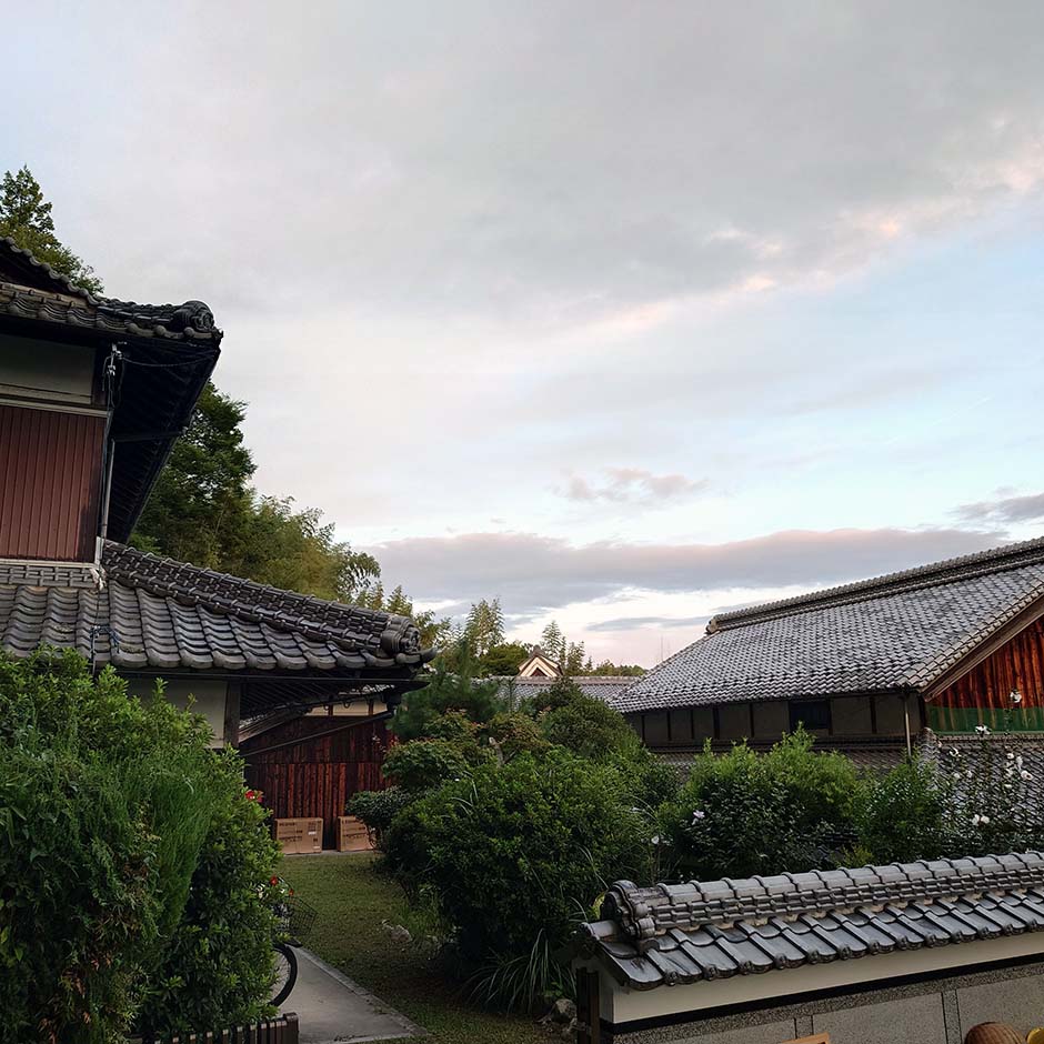 農作業小屋からの眺め