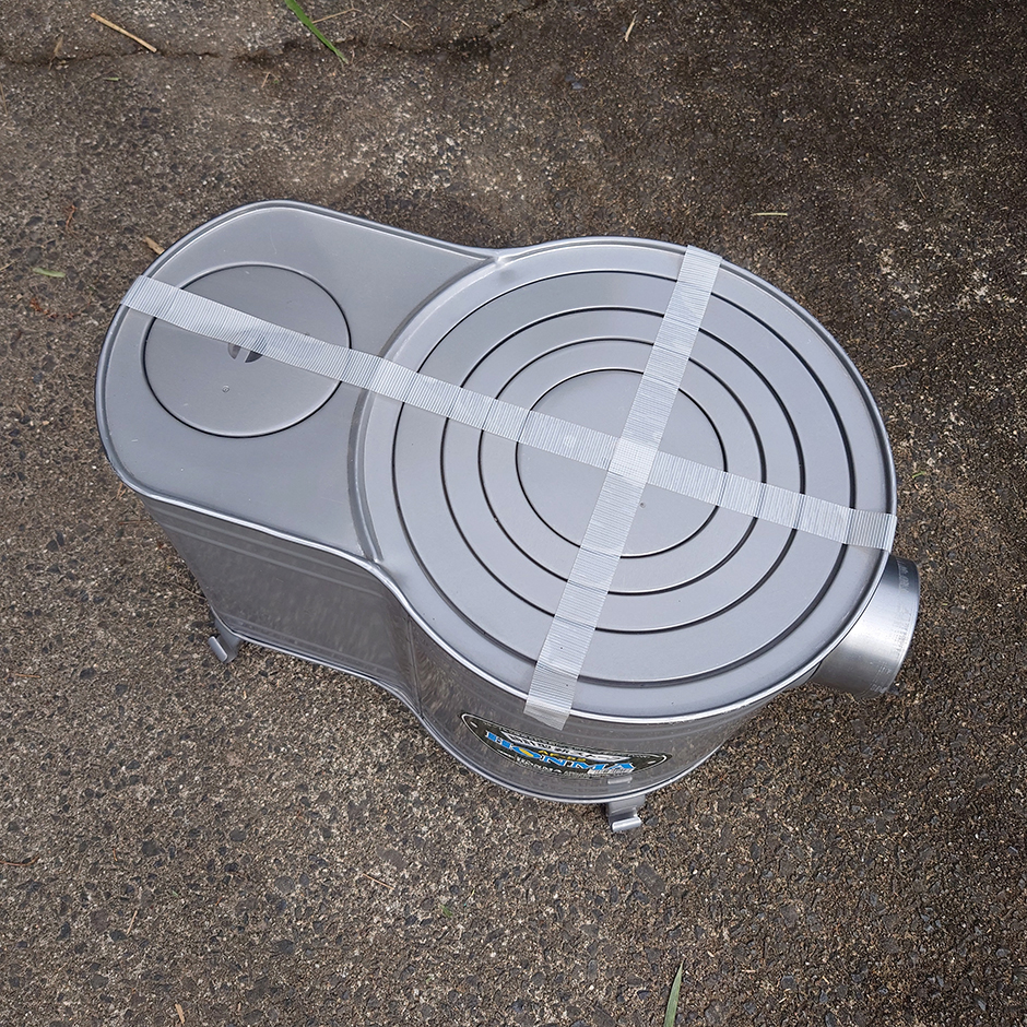 時計型薪ストーブ