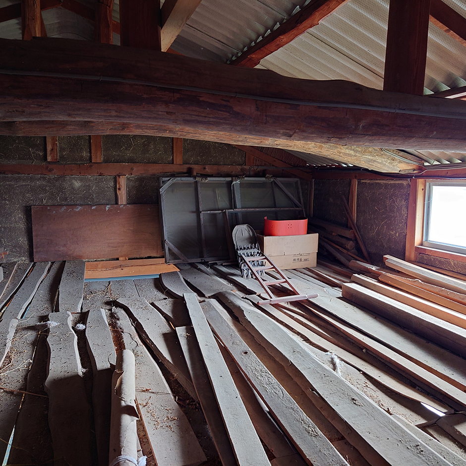 納屋2階の改装｜第一章