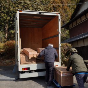 木製自動織機が届きました!