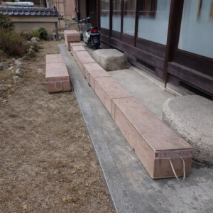 木製自動織機が届きました!