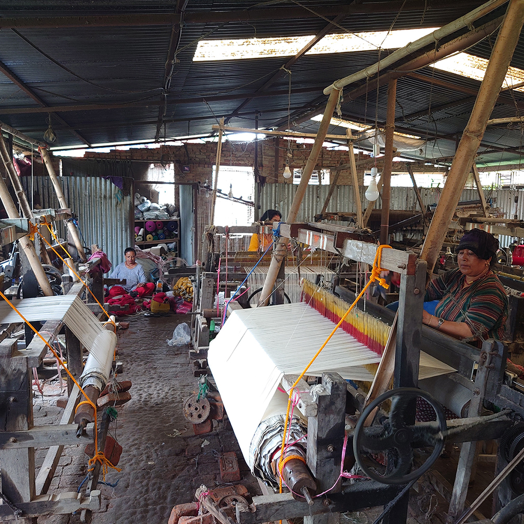 自然布(山布)研究所/ネパールの手織工房