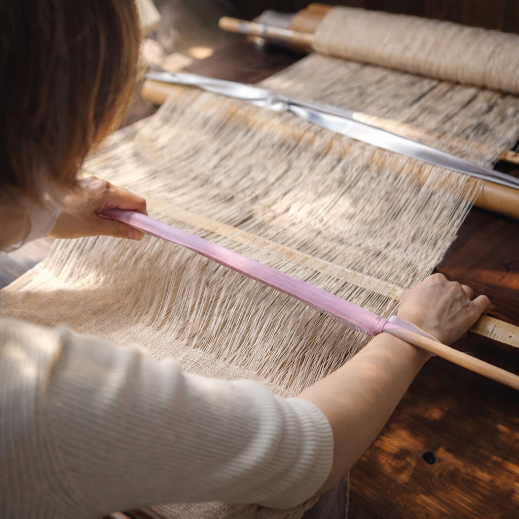 各種ワークショップ（教室）ご案内／手織教室（腰機）