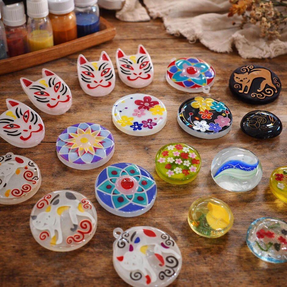 一日体験教室【レジンで作るボタン】